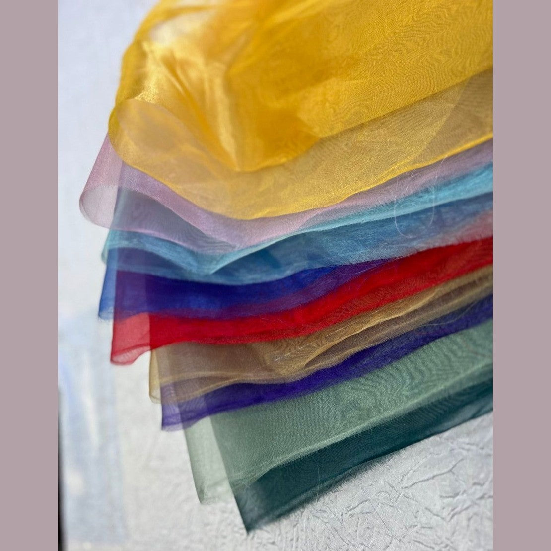 Crystal Organza Fabric by the yard - New Star Fabrics