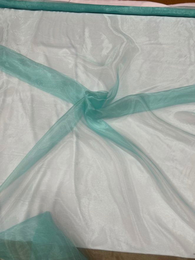 Crystal Organza Fabric by the yard - New Star Fabrics