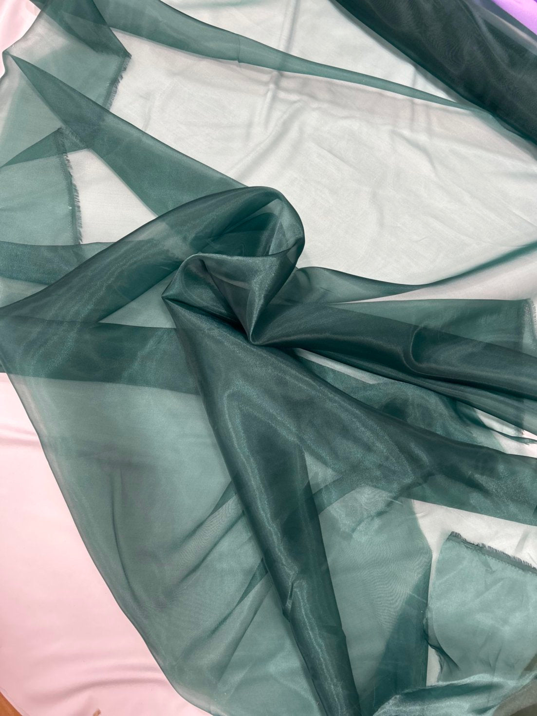 Crystal Organza Fabric by the yard - New Star Fabrics