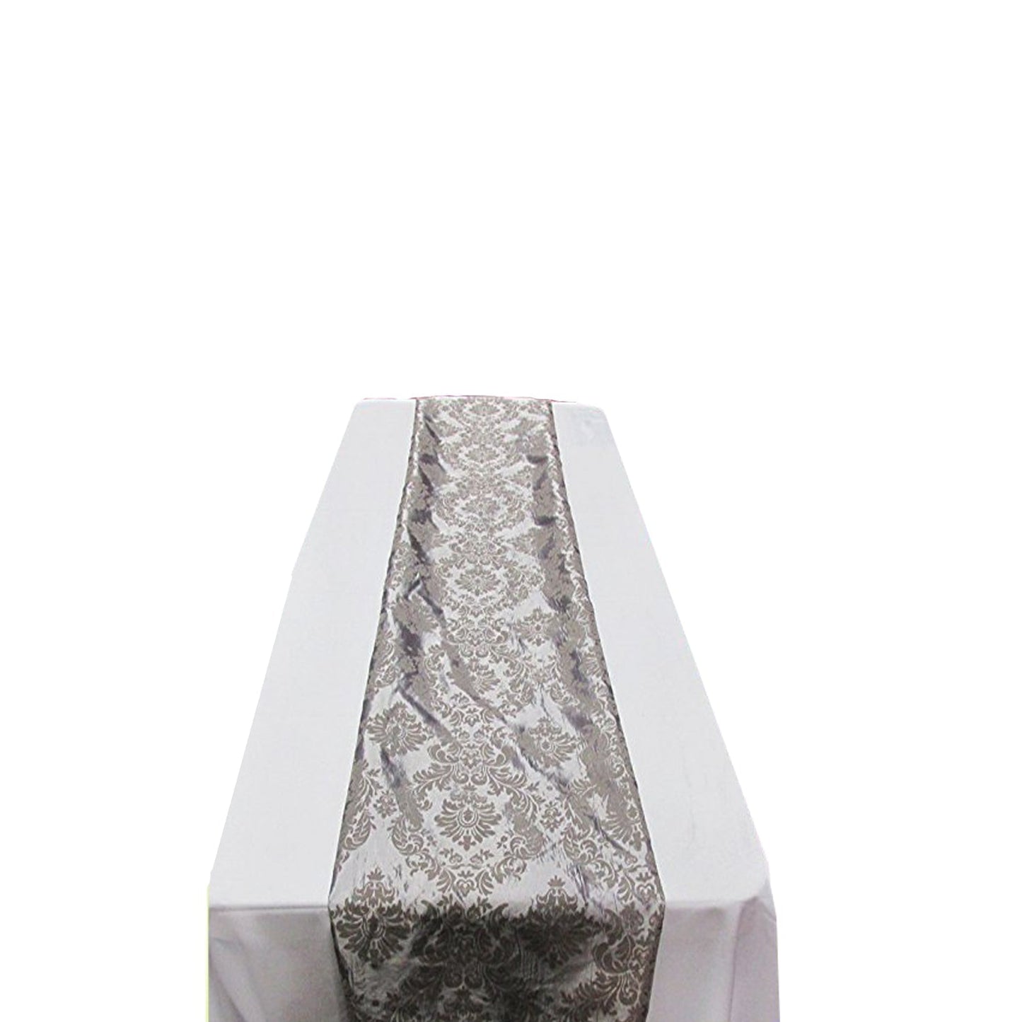 Damask Flocking Taffeta Table Runners - 14" X 108" Inches Tablecloth 4 pieces - New Star Fabrics