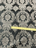 Damask Flocking Taffeta fabric by the yard - New Star Fabrics