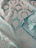 Damask Flocking Taffeta fabric by the yard - New Star Fabrics