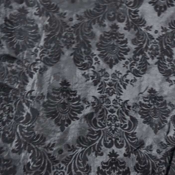 Damask Flocking Taffeta fabric by the yard - New Star Fabrics