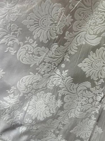 Damask Flocking Taffeta fabric by the yard - New Star Fabrics