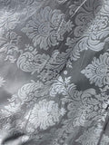 Damask Flocking Taffeta fabric by the yard - New Star Fabrics