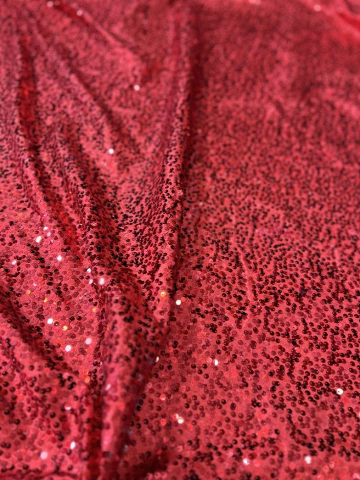 Disc Sequin Micro Dot Dangle Taffeta Fabric  by the yard - New Star Fabrics