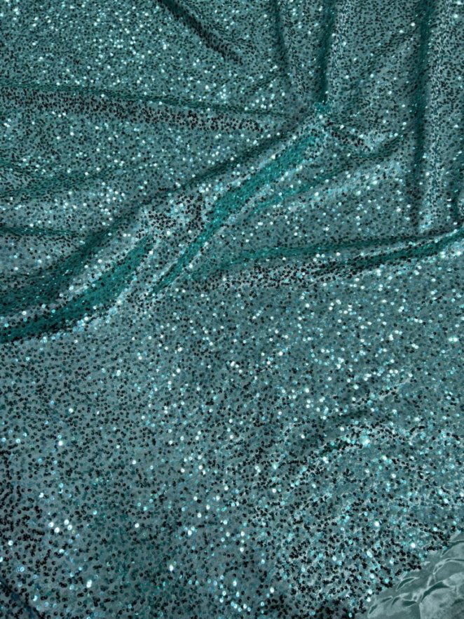 Disc Sequin Micro Dot Dangle Taffeta Fabric  by the yard - New Star Fabrics