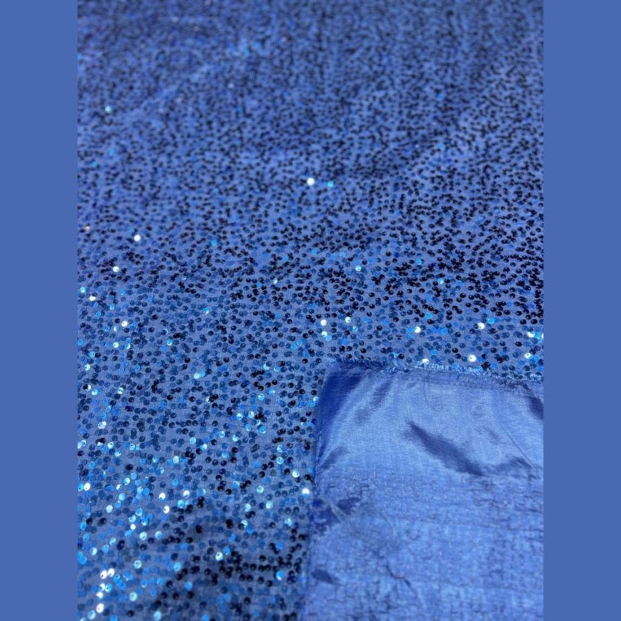 Disc Sequin Micro Dot Dangle Taffeta Fabric  by the yard - New Star Fabrics