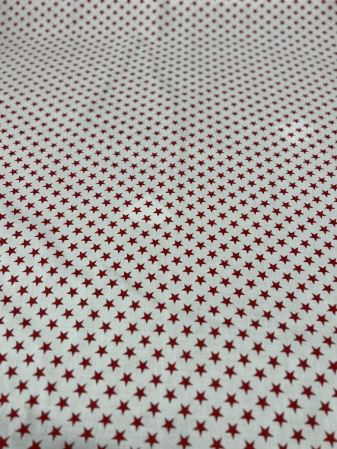 Star Print Poly Cotton Fabric  60 Inches Wide Fabric  by the yard