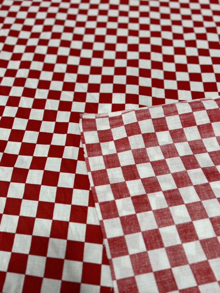 Checker Print Fabric
