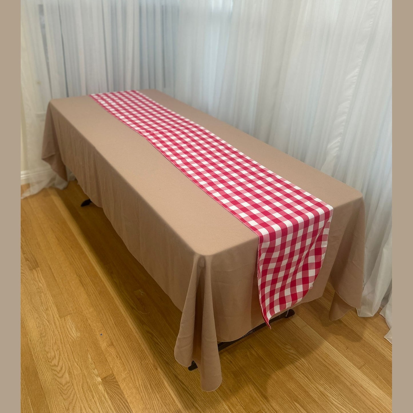 Buffalo Plaid Checkered Table Runner 14 inches by 108 inches