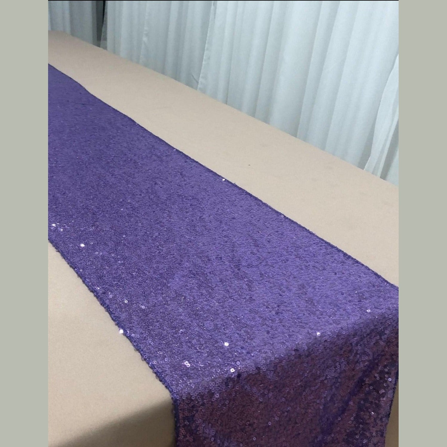 Glitez Sequin Table Runner  11'' by 96'' - New Star Fabrics