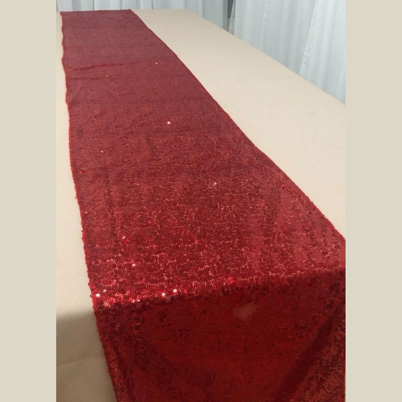 Glitez Sequin Table Runner  11'' by 96'' - New Star Fabrics