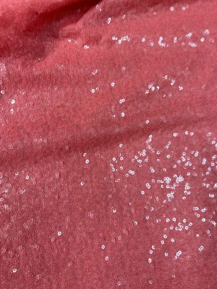 Glitz Sequin Mini Disc Fabric by the yard - New Star Fabrics