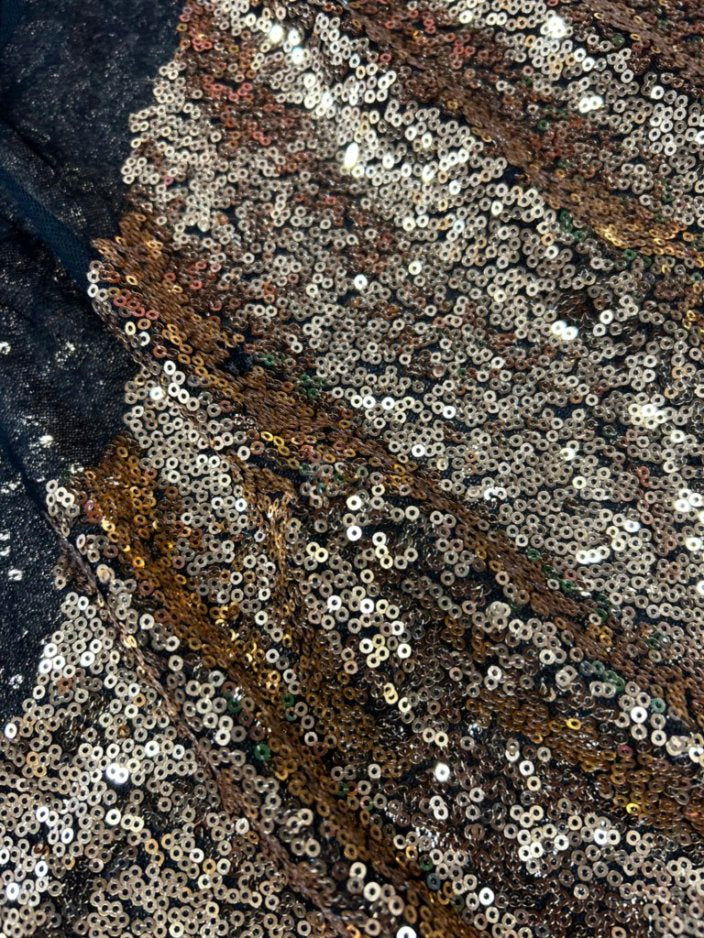 Glitz Sequin Mini Disc Fabric by the yard - New Star Fabrics