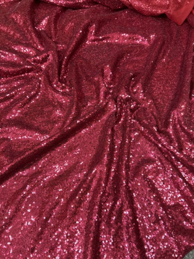 Glitz Sequin Mini Disc Fabric by the yard - New Star Fabrics