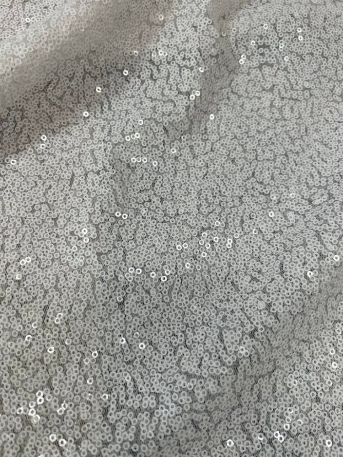 Glitz Sequin Mini Disc Fabric by the yard - New Star Fabrics