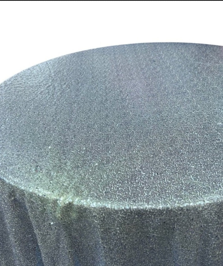Glitz Sequin Tablecloth 108'' Round - New Star Fabrics