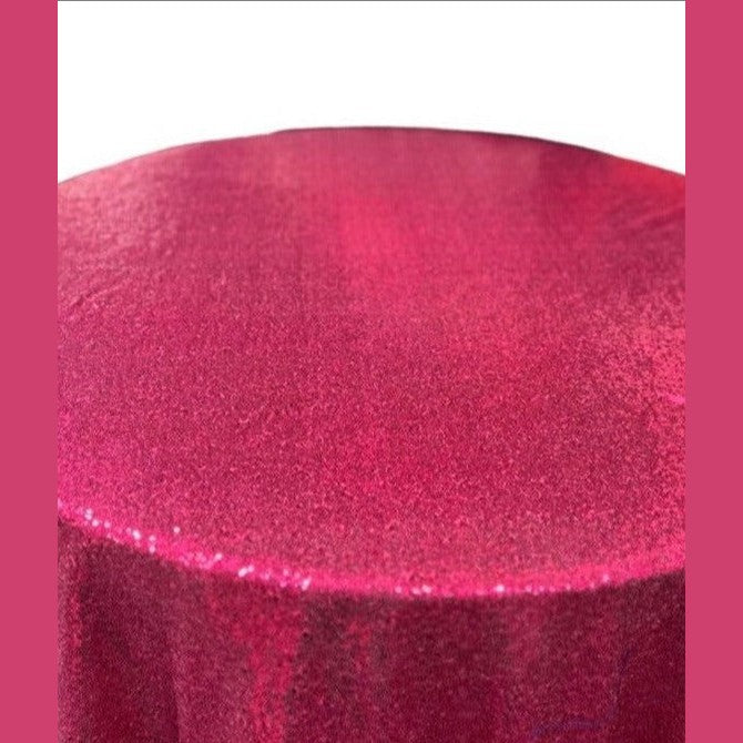 Glitz Sequin Tablecloth 108'' Round - New Star Fabrics