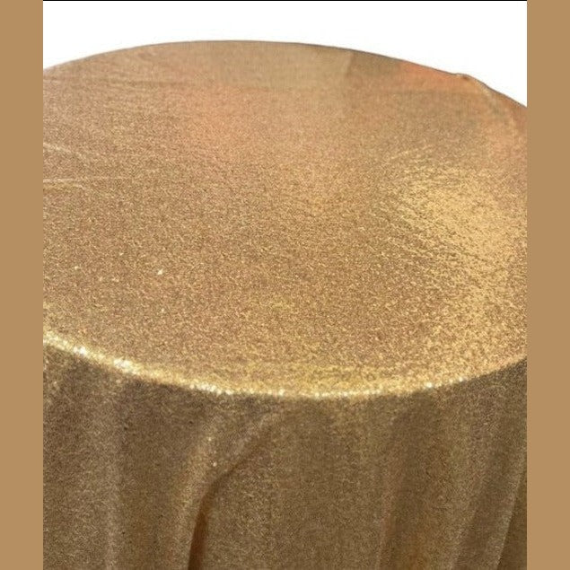 Glitz Sequin Tablecloth 108'' Round - New Star Fabrics