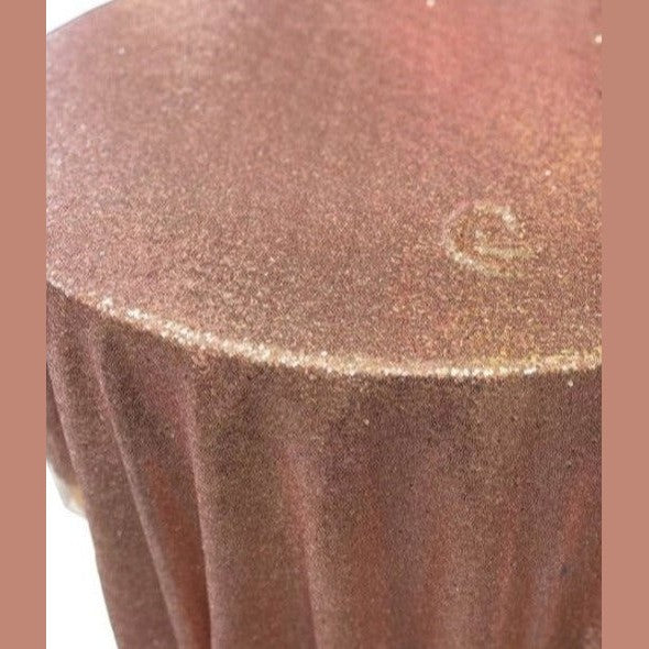 Glitz Sequin Tablecloth 108'' Round - New Star Fabrics