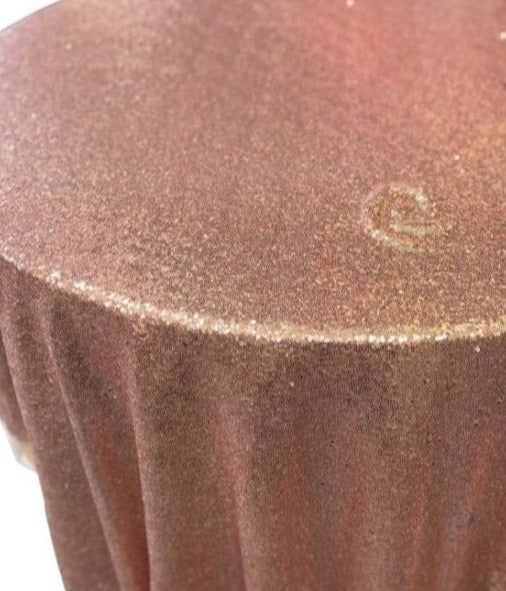 Glitz Sequin Tablecloth 108'' Round - New Star Fabrics