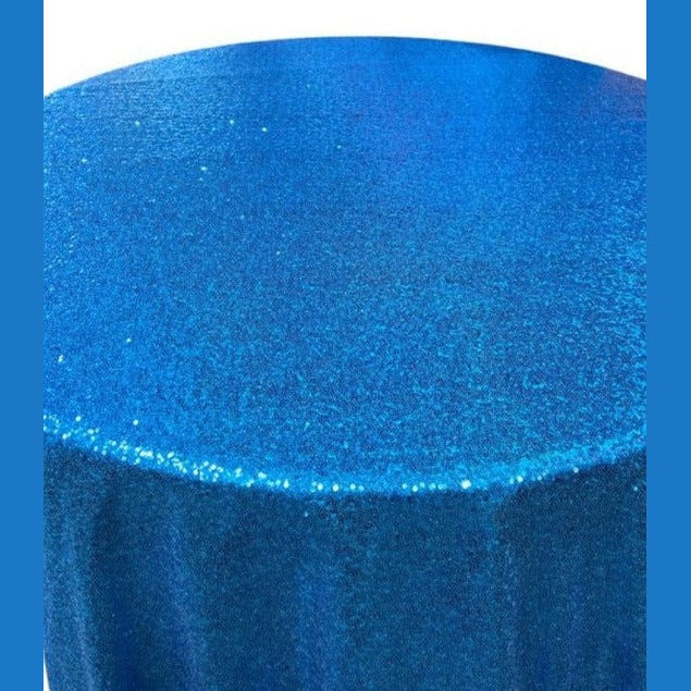 Glitz Sequin Tablecloth 108'' Round - New Star Fabrics