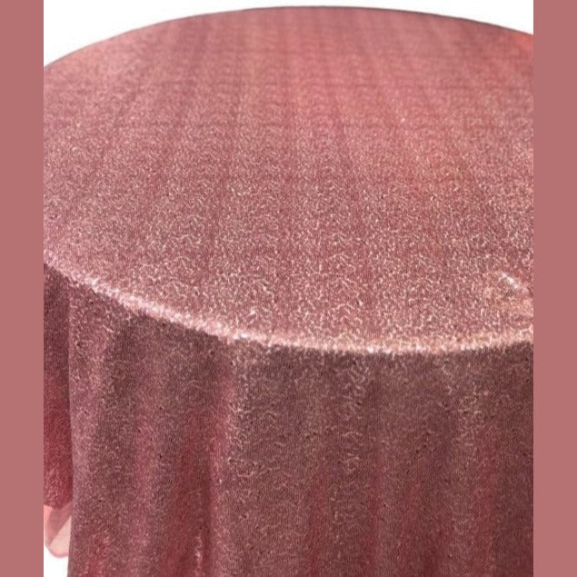 Glitz Sequin Tablecloth 108'' Round - New Star Fabrics