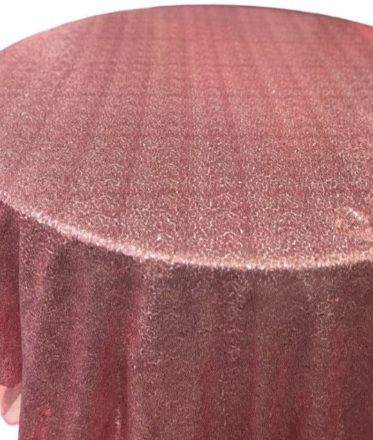 Glitz Sequin Tablecloth 108'' Round - New Star Fabrics