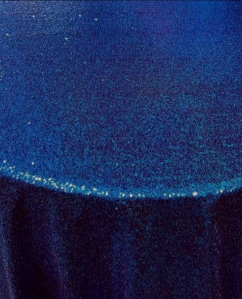 Glitz Sequin Tablecloth 108'' Round - New Star Fabrics