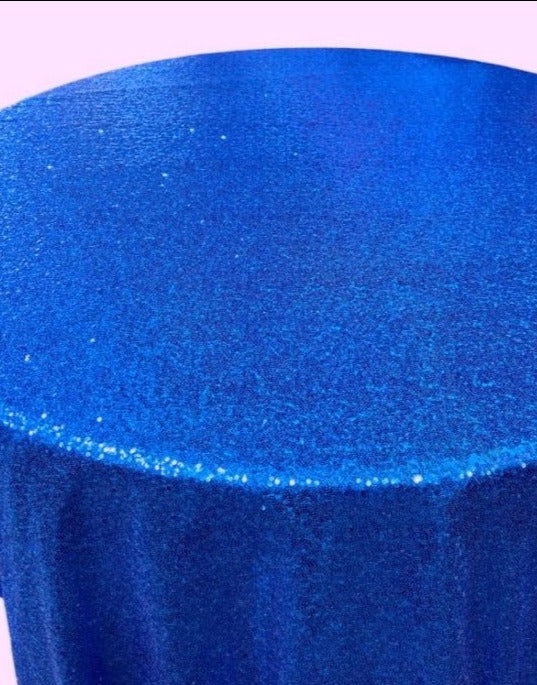 Glitz Sequin Tablecloth 108'' Round - New Star Fabrics