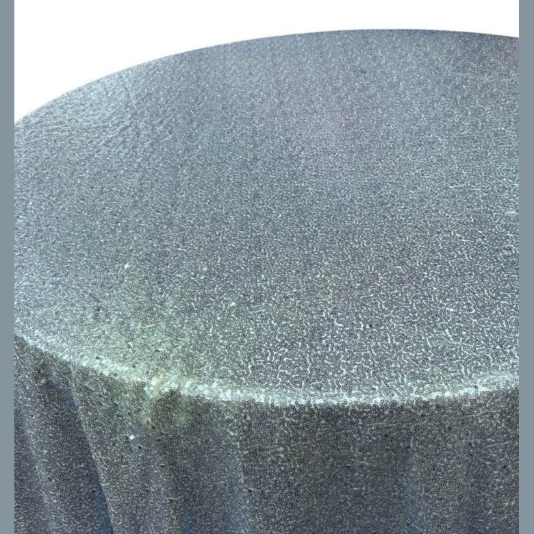 Glitz Sequin Tablecloth 120'' Round - New Star Fabrics