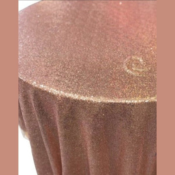 Glitz Sequin Tablecloth 120'' Round - New Star Fabrics