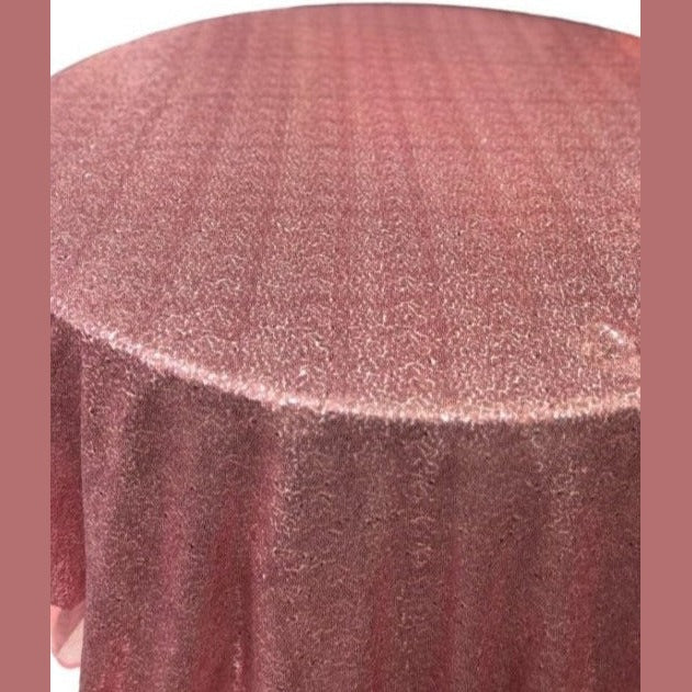 Glitz Sequin Tablecloth 120'' Round - New Star Fabrics