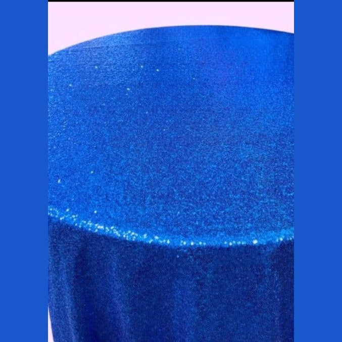 Glitz Sequin Tablecloth 120'' Round - New Star Fabrics