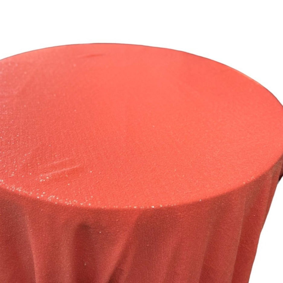 Glitz Sequin Tablecloth 90'' Round - New Star Fabrics