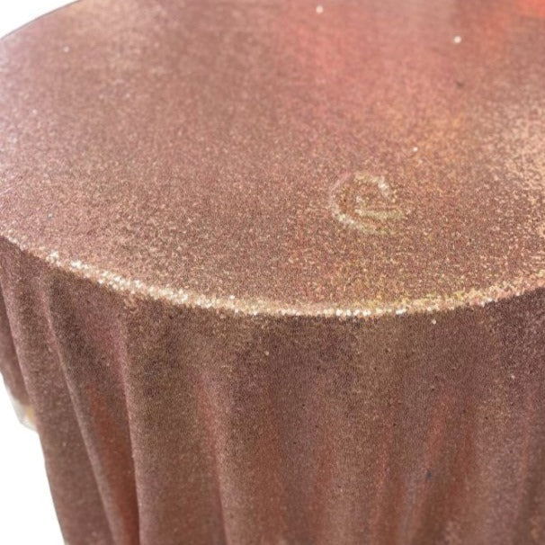 Glitz Sequin Tablecloth 90'' Round - New Star Fabrics
