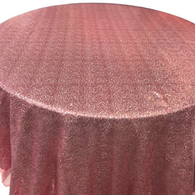 Glitz Sequin Tablecloth 90'' Round - New Star Fabrics