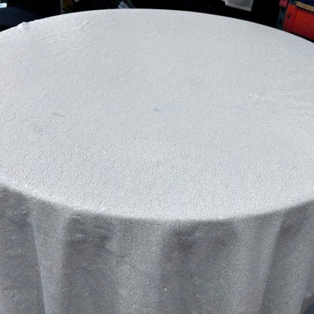 Glitz Sequin Tablecloth 90'' Round - New Star Fabrics