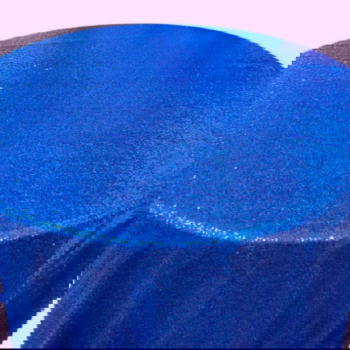 Glitz Sequin Tablecloth 90'' Round - New Star Fabrics