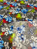 Hawaiian Print Poly Cotton Fabric  by the yard - New Star Fabrics