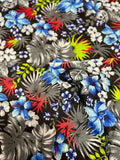 Hawaiian Print Poly Cotton Fabric  by the yard - New Star Fabrics