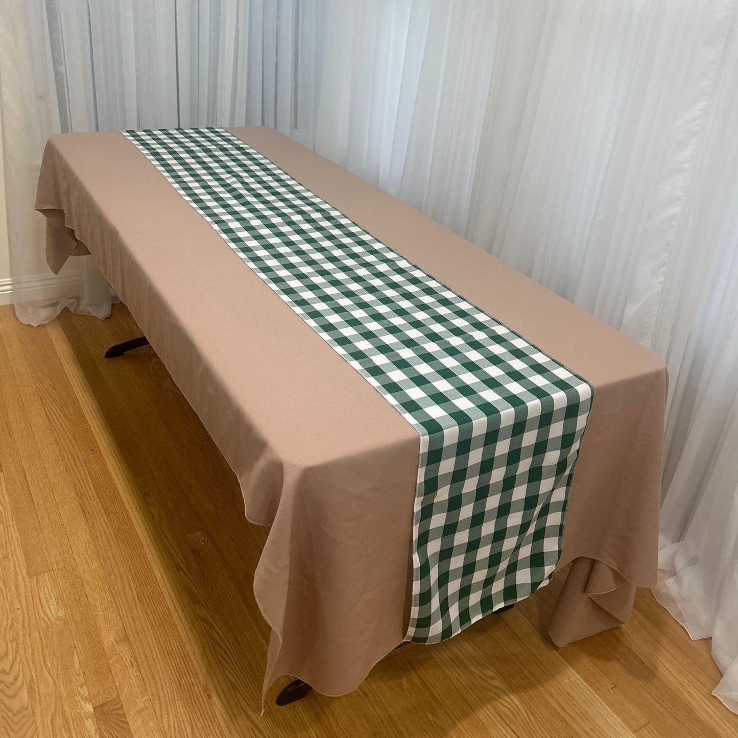 Buffalo Plaid Checkered Table Runner 14 inches by 108 inches