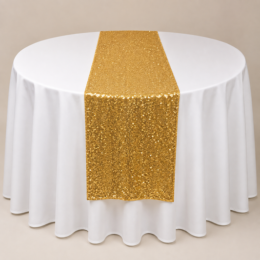 Glitz Sequin Table Runner 11'' by 96''
