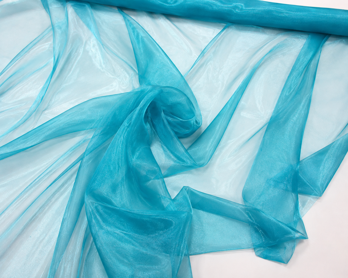 Roll of Organza Fabric 100 Yard Continuous Pieces – Sheer, Crisp & Elegant for Weddings