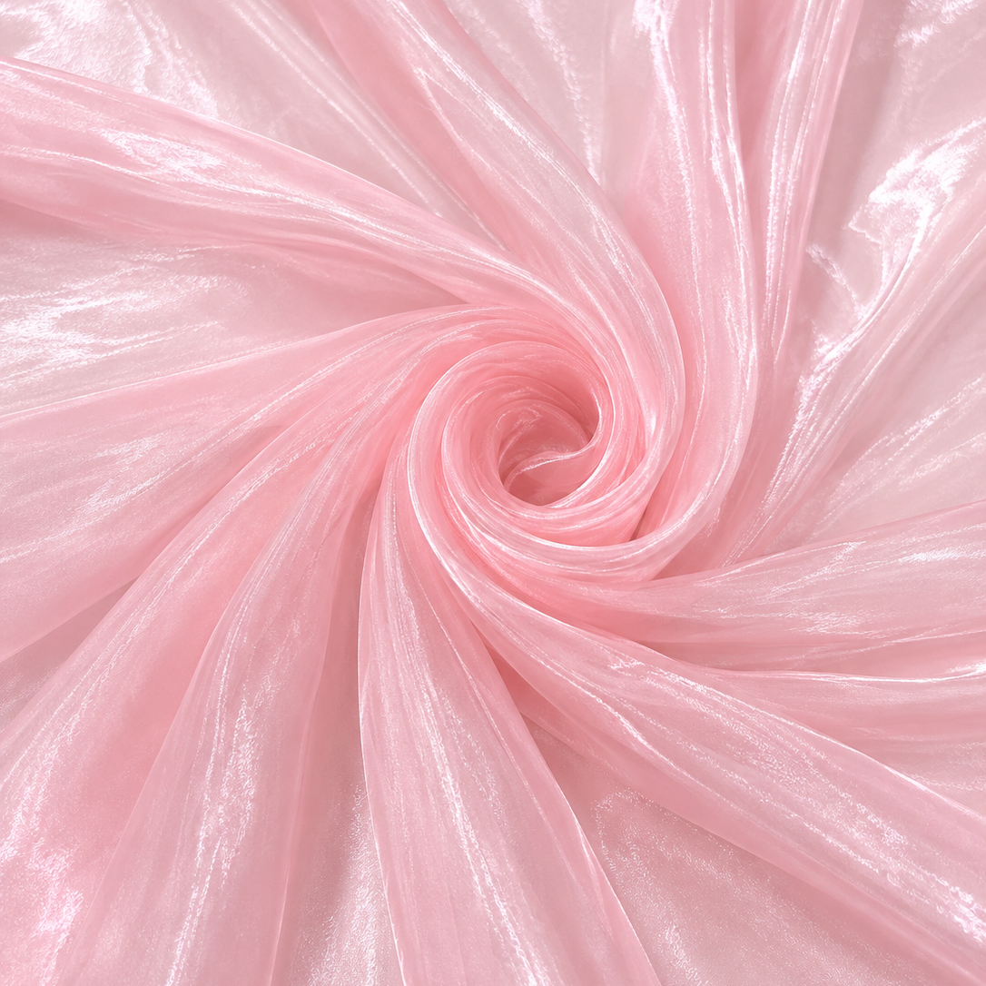 Roll of Organza Fabric 100 Yard Continuous Pieces – Sheer, Crisp & Elegant for Weddings