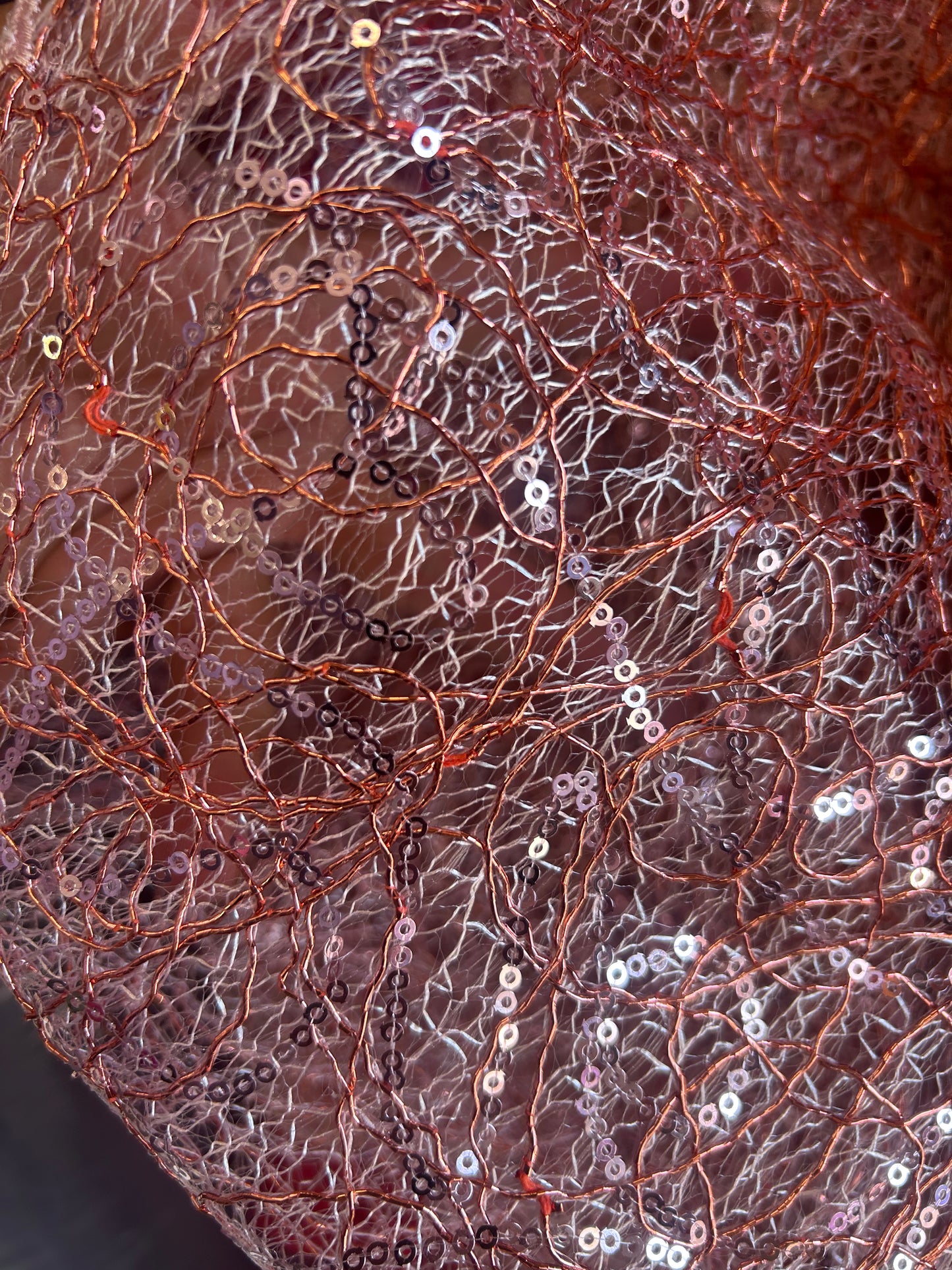 Metallic Sequin Lace Fabric by the Yard – Embroidered Mesh Lace