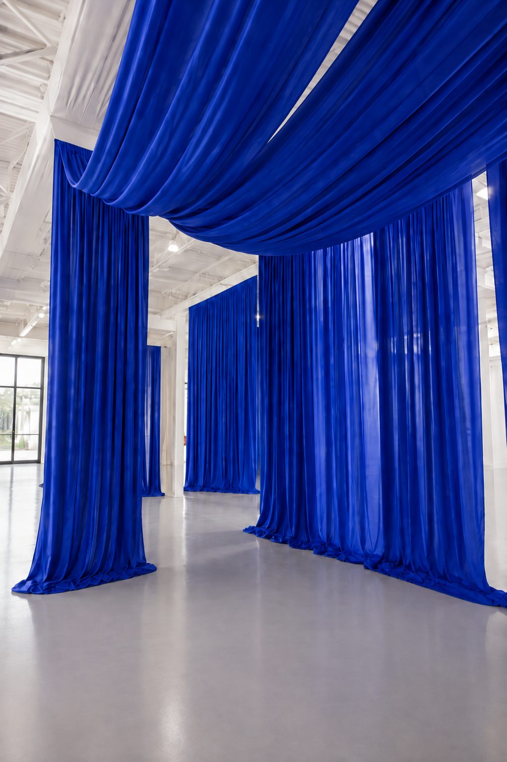 Chiffon Pre-Cut Draping Panels – Flat-Cut Fabric Only (30+ Colors, 5FT Wide)