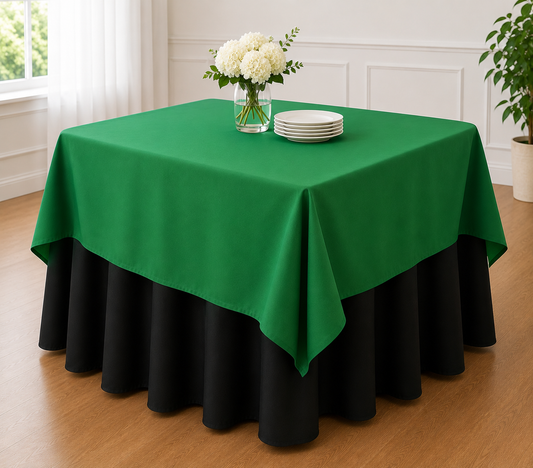 Table Overlay Poly Poplin 58 x 58 Inches