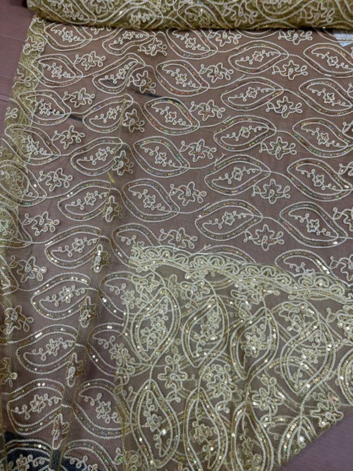 Mango Shape Lace by the Yard - New Star Fabrics